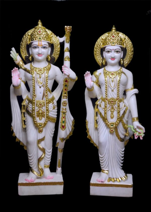 Ram-Sita Decorative Idol for Home Temple